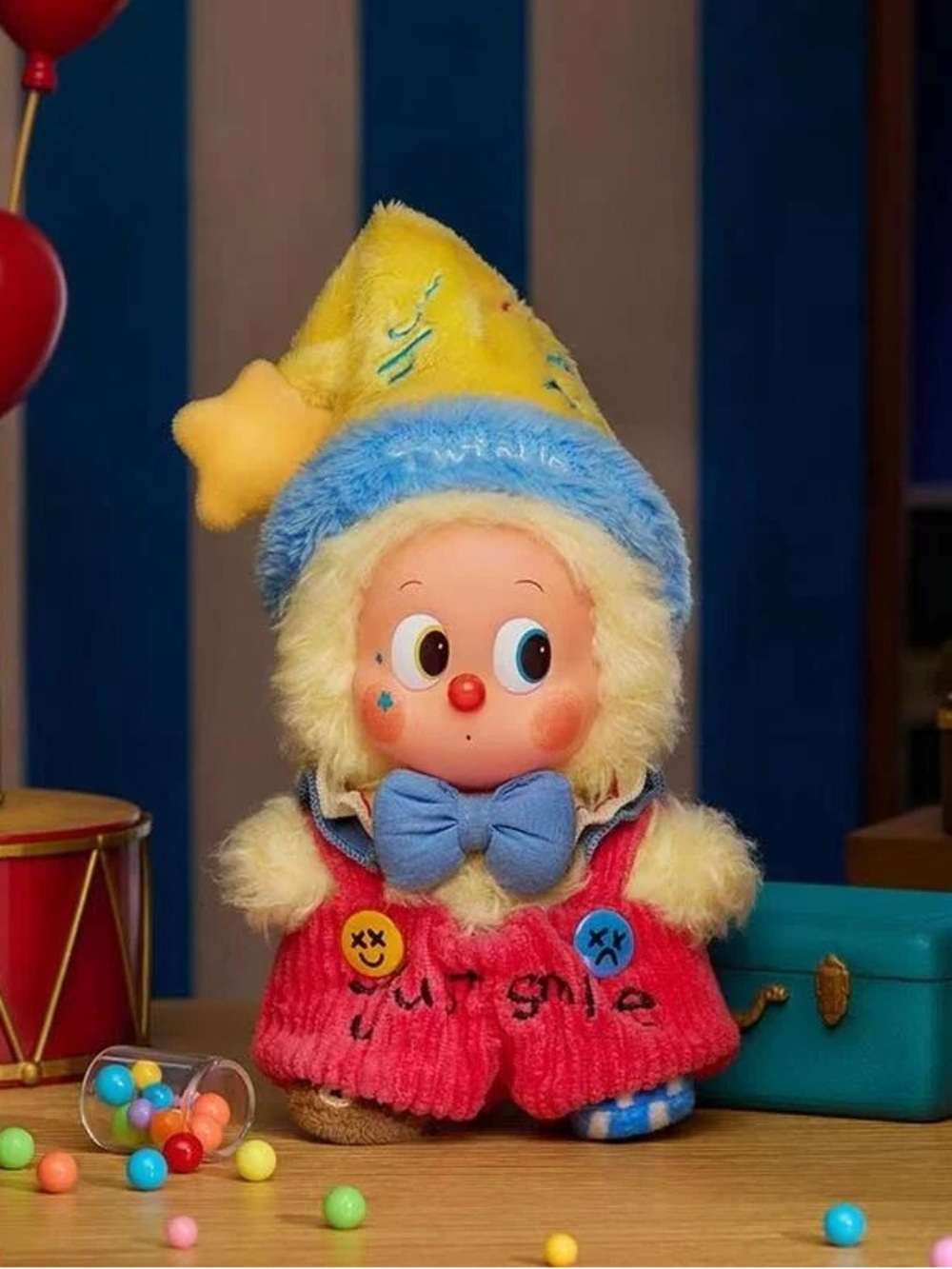 NEW Pop Mart Why So Serious‎ Plush Pendant Confirmed Rainbow Jelly Bean